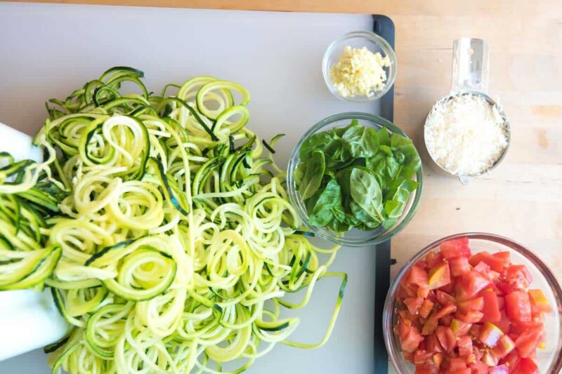 Zucchini Pasta swap