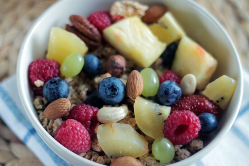 bowl of fruit clean eating