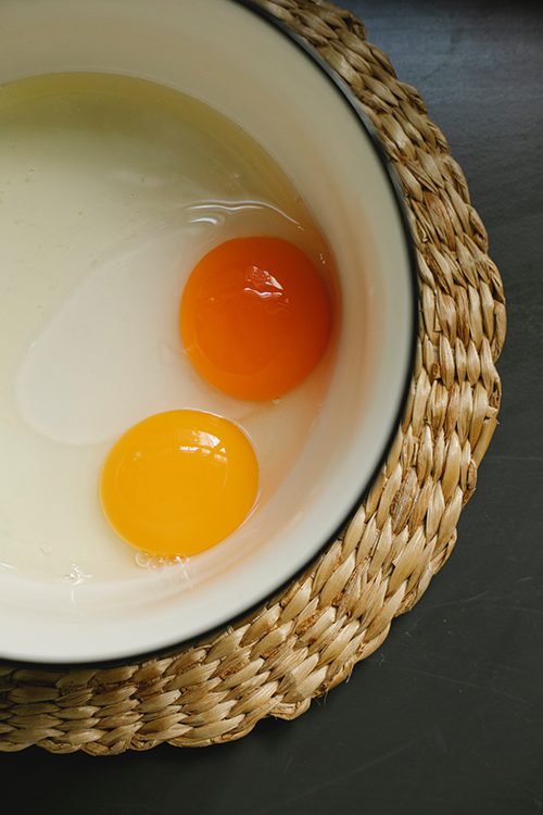 pasture raised egg yolk